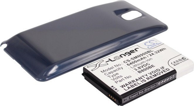 Zdjęcia - Bateria do telefonu CameronSino Samsung Galaxy Note 3 / B800BE 6400mAh 24.32Wh Li-Ion 3.8V powiększony nie 