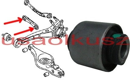 FEBEST Tuleja tylnego wahacza Mitsubishi Outlander 2006-
