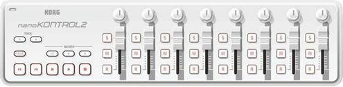 Korg nanoKONTROL 2 USB-MIDI Kontroler biały 8 Fader DAW KRNANOKO2W