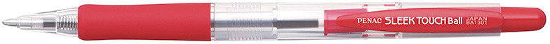 Penac Długopis automatyczny Sleek Touch 0,7mm, czerwony PBA130102-04