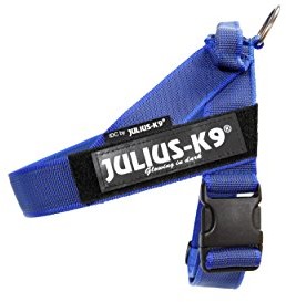 Julius-K9 , 16Idc-0-B-2015, Color&Gray Idc-Gurtbandgeschirr, Größe  0, Bau--Gau