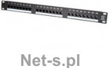 Value Cat.5e 19 Patch Panel, 24 Ports, UTP black (26.99.0349-5)