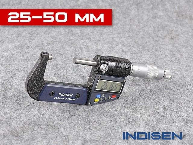 Mikrometr elektroniczny zewnętrzny 25-50MM - INDISEN (2311-2550) (IND_2311-2550)