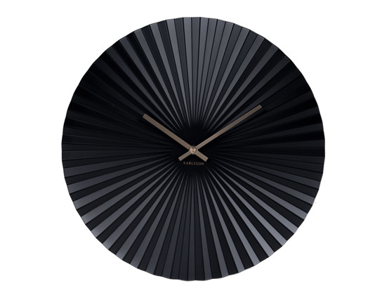 Karlsson Zegar ścienny Sensu steel black 40 by KA5657BK