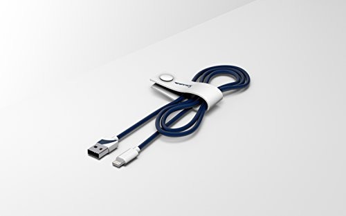 Tribe Vespa kablem Lightning z kablem USB, do iPhone 6 6S Plus SE Plus 5S 5 °C 5, iPad Air 2, Mini 3, iPod 5 i iPod nano 7, niebieski CLR23403