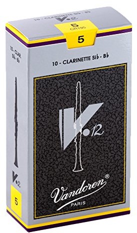 VANDOREN vandoren cr195 V.12 liście na klarnet (grubość 5 BB, 10 sztuk) CR195