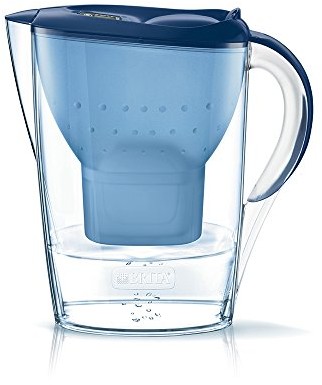 Brita Starter Paket Marella Cool wassfi na kieliszki dzbanek, dzbanek, lejek i  smma, pokrywa  ABS/ASA, 26 x 9 x 25 cm 1024046