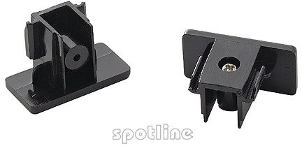 Spotline KOŃCÓWKI do szyny 1 - fazowej, czarne, 2 sztuki 143131 - (143130)