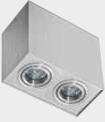 Azzardo Oprawa Sufitowa ELOY 2 GM4204 ALU -