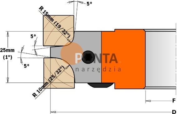CMT PŁYTKA WYMIENNA 695.003.05 DO GŁOWICY 694.003