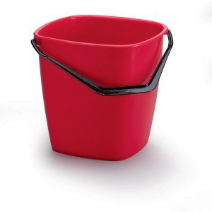 Durable BUCKET 9,5 l wiadro 9,5 l, czerwone