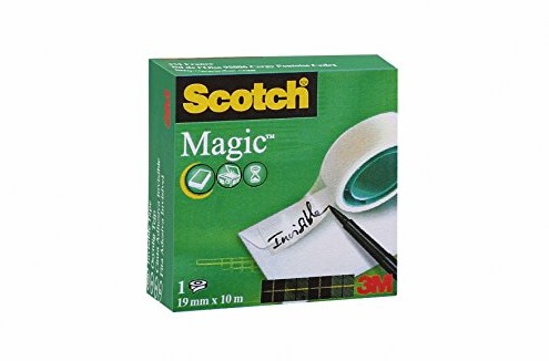 Scotch Magic 810 M8101910 taśma klejąca, matowa i niewidoczna, materiał: octan celulozy, szerokość: 19 mm, długość: 10 m M8101910