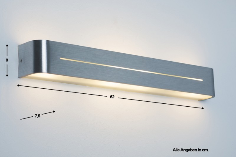 Ideal lux Posta lampa ścienna Stal nierdzewna, 4-punktowe POSTA AP4 ALU