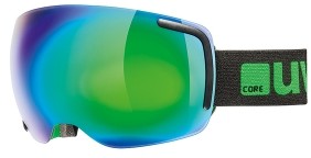 Uvex Big 40 Fm 2017 Black Green Mat|Mirror Green Clear S3