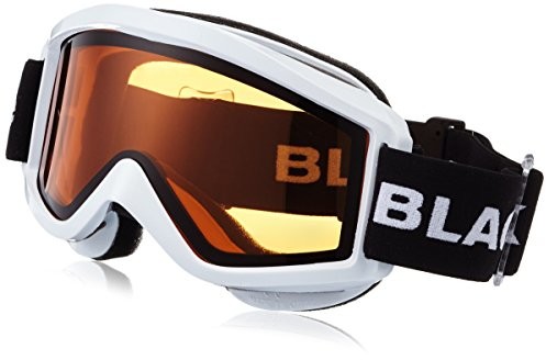 Black Crevice Ski Okulary Z Podwójnym Zamkiem Szyby, Bcr05745, Biały, Jeden Rozmiar (BCR05745W_One Size)