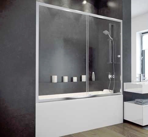 Besco Duo Slide II drzwi nawannowe 150x150cm