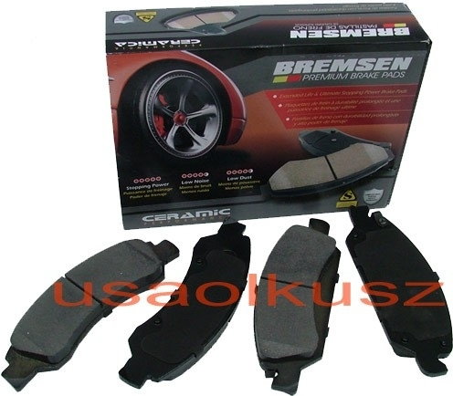 BREMSEN Przednie CERAMICZNE klocki hamulcowe GMC Yukon 1500 2009-