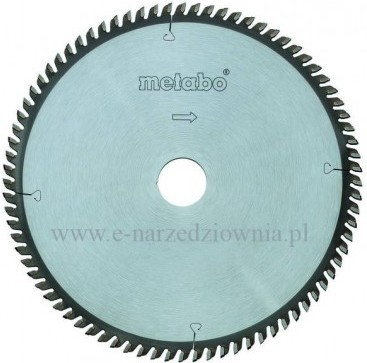 Metabo piła tarczowa Multi Cut HW/CT 254x30, 80 FZ/TZ 5° neg (628223000)