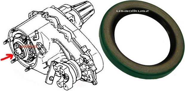 CROWN Uszczelniacz reduktora NP242 Jeep Cherokee XJ Comanche MJ