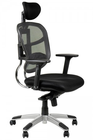 FOTEL BIUROWY GABINETOWY HN-5018/SZARY KRZESŁO