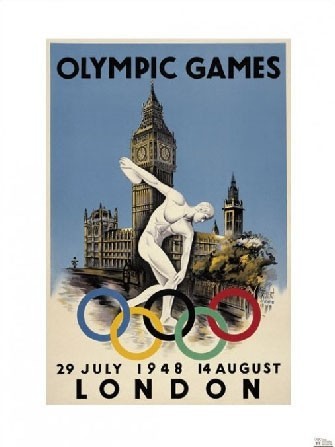Pyramid Posters London 1948 Olympics - reprodukcja PPR40142