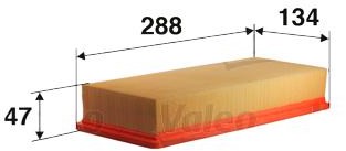 Valeo filtr powietrza panelowy 585134 - Bezpłatny zwrot do 30 dni, największy wybór produktów. 585134
