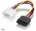 Equip Molex 4 pin - 15 pin SATA 0.15 m 112050