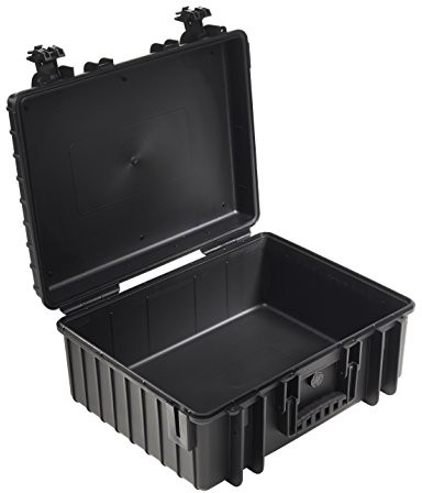 B&W Outdoor Cases typ 6000 walizka na sprzęt fotograficzny, pusta (bez zawartości), kolor: czarny 6000/B