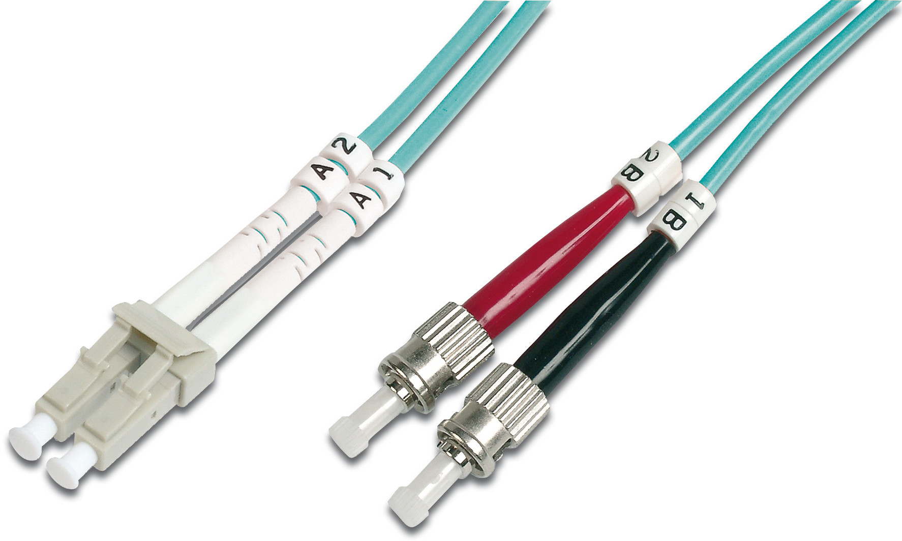 Assmann Patchcord światłowodowy LC/ST MM 2m OM3 DK-2531-02/3