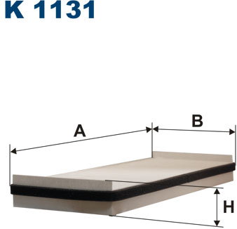 FILTRON Filtr kabinowy K1131
