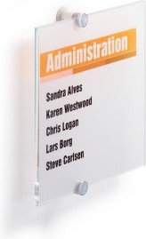 Durable Tabliczka przydrzwiowa CRYSTAL SIGN 210x210 mm