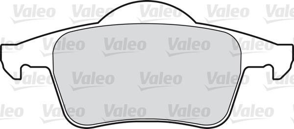 VALEO klocki hamulcowe 598480 598480