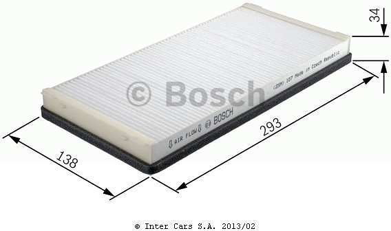 Bosch Filtr kabiny FILTRY 1 987 432 219