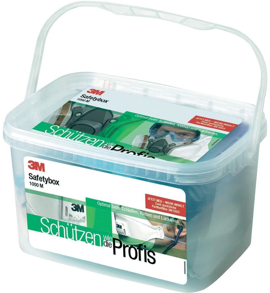 3M Safety Box 1000M DN999979524 Klasa filtrów stopień ochrony FFP 2 1 zest