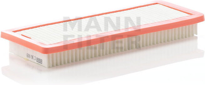 MANN FILTR POWIETRZA PEUGEOT 207/308/CITROEN C4 359X147X42 -FILTER C 36 003