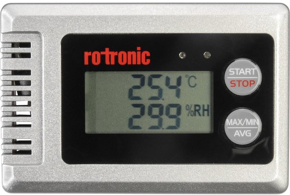 rotronic Rejestrator danych pomiarowych rotronic HL-1D-SET mierzone wielkości temperatura wilgotność