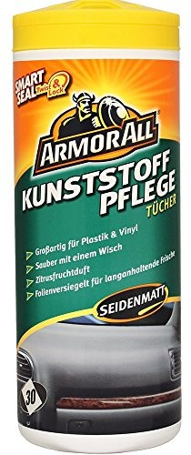 Armor All 33025L ściereczki do pielęgnacji tworzywa sztucznego, jedwabiście matowe, 30 sztuk 33025L