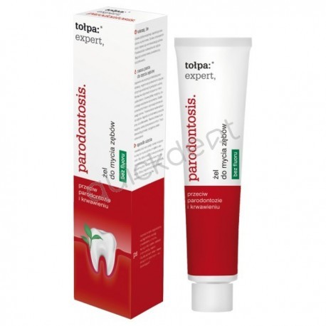 Tołpa Expert Parodontosis żel do mycia zębów bez fluoru 75ml