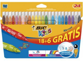 Bic Flamastry KID COULEUR PUDEŁKO 18+6