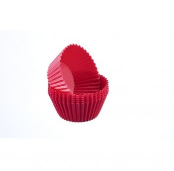Westmark zestaw 6 silikonowych papilotek do muffinek czerwony 30142260