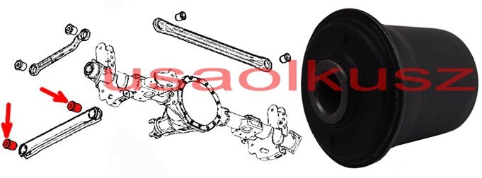 CND Tuleja tylnego dolnego wahacza Chevrolet Suburban