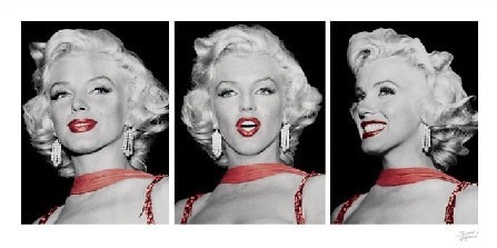Pyramid Posters Marilyn Monroe (Red Dress Triptych) - reprodukcja PPR41011