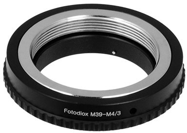 Fotodiox LENS Mount Adapter, M39 Screw Mount Lens to Micro Four Thirds (MFT) system camera AS Panasonic Lumix wyszukiwania & BMPCC 10LA-M39-M43S