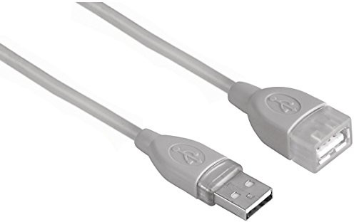 Hama USB Verlängerungskabel A wtyk A złącze 5 m Szary