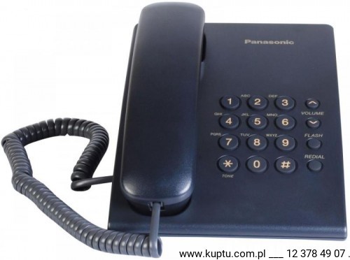 Panasonic KX-TS500PDB telefon przewodowy 354