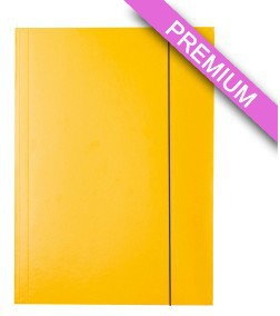 Esselte Teczka z gumką lakierowana żółta ES067-6