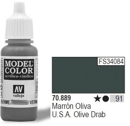 Vallejo Farba Nr91 USA Olive Drab 17ml 439775