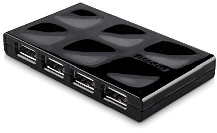 Belkin F5U701 Mobiler Hi-Speed USB 2.0 Hub (Aktywny) Czarny, czarny F5U701CWBLK