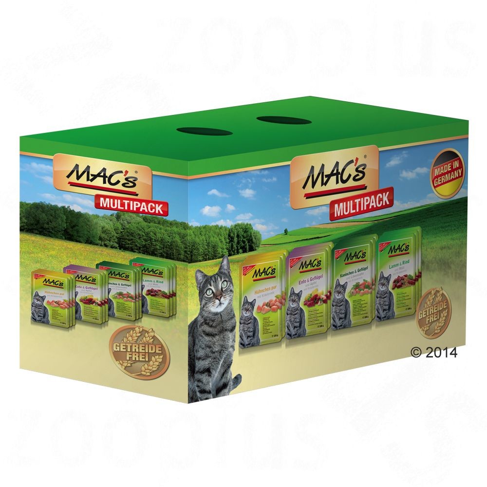 MACs Pakiet mieszany MAC´s Cat 12 x 100 g Mieszany pakiet drobiowy
