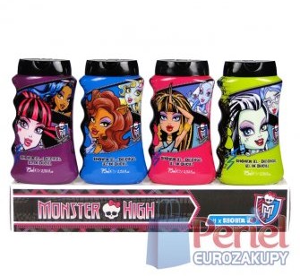 Disney Monster high zestaw żel pod prysznici pod prysznic 4x75ml 4 042288 016959